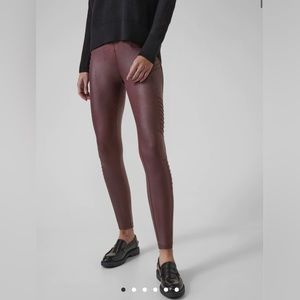 ATHLETA Delancey Gleam Moto Tights Size Medium